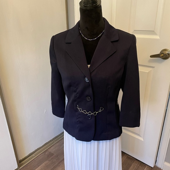 GSA Collection Blue Blazer Size 8 - Picture 3 of 12